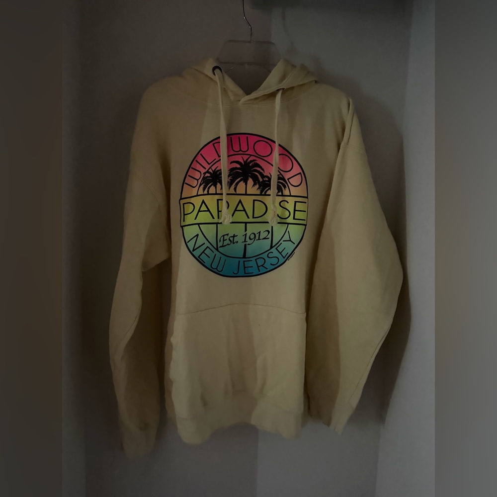 Sunrise Surf Co. Paradise Graphic Yellow Hoodie